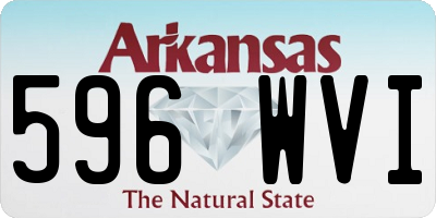 AR license plate 596WVI