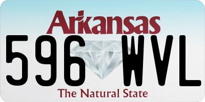 AR license plate 596WVL