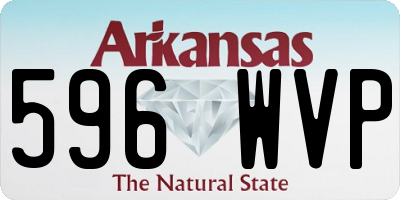 AR license plate 596WVP