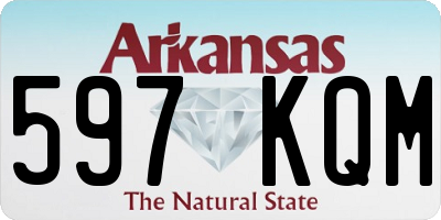 AR license plate 597KQM