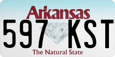 AR license plate 597KST