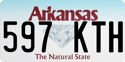AR license plate 597KTH