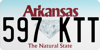 AR license plate 597KTT