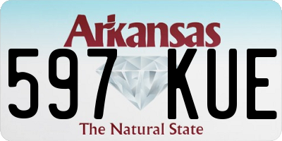 AR license plate 597KUE