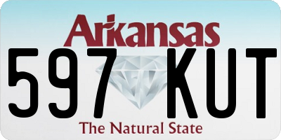 AR license plate 597KUT