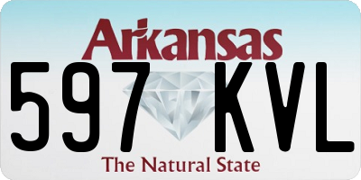 AR license plate 597KVL