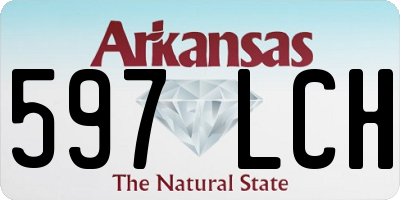 AR license plate 597LCH