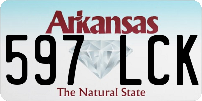 AR license plate 597LCK