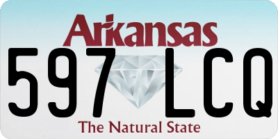 AR license plate 597LCQ