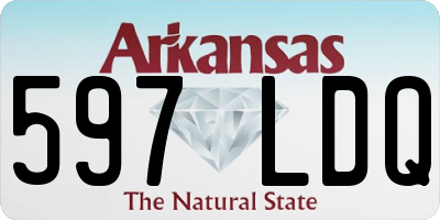 AR license plate 597LDQ