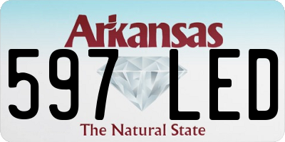 AR license plate 597LED