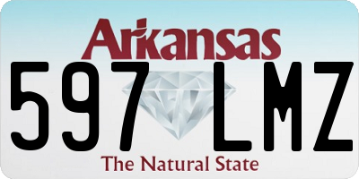 AR license plate 597LMZ