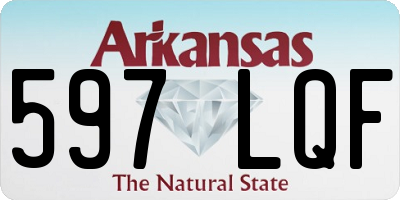 AR license plate 597LQF
