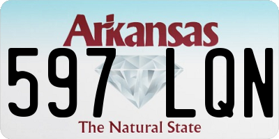 AR license plate 597LQN