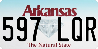 AR license plate 597LQR