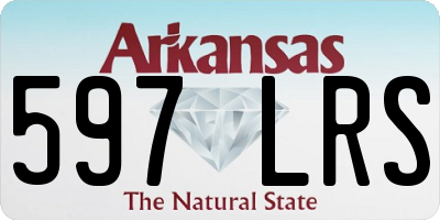 AR license plate 597LRS
