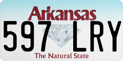 AR license plate 597LRY