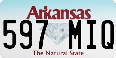 AR license plate 597MIQ