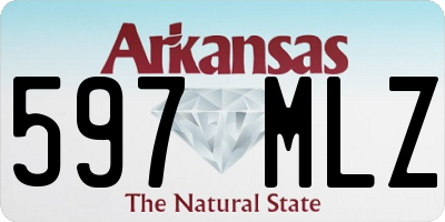 AR license plate 597MLZ