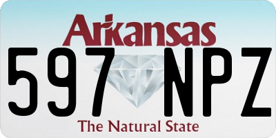 AR license plate 597NPZ