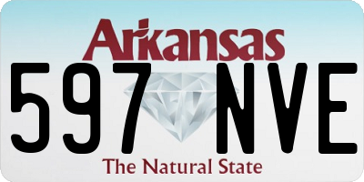 AR license plate 597NVE
