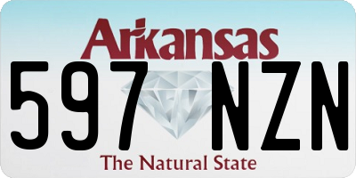 AR license plate 597NZN