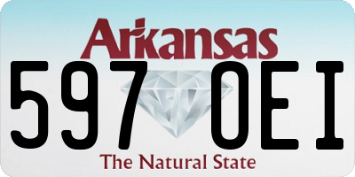 AR license plate 597OEI