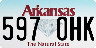 AR license plate 597OHK