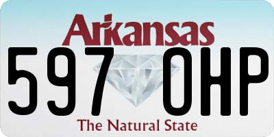 AR license plate 597OHP