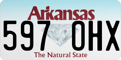 AR license plate 597OHX