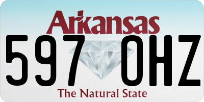 AR license plate 597OHZ