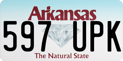 AR license plate 597UPK