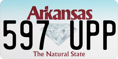 AR license plate 597UPP