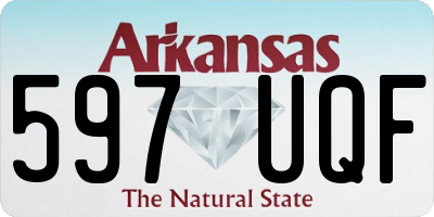 AR license plate 597UQF