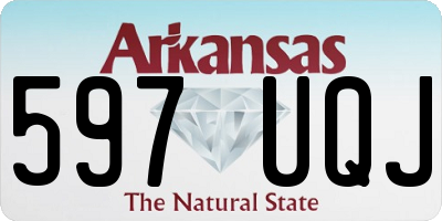 AR license plate 597UQJ