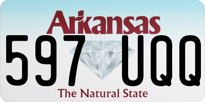 AR license plate 597UQQ