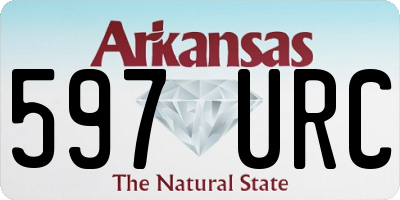 AR license plate 597URC