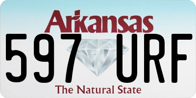 AR license plate 597URF
