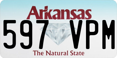 AR license plate 597VPM
