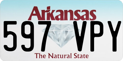 AR license plate 597VPY