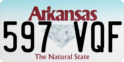 AR license plate 597VQF