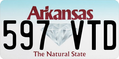 AR license plate 597VTD