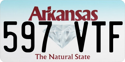 AR license plate 597VTF