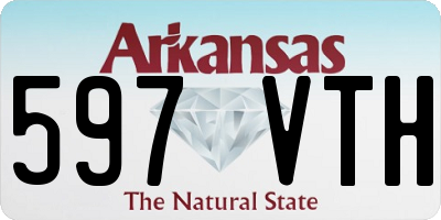 AR license plate 597VTH