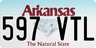 AR license plate 597VTL