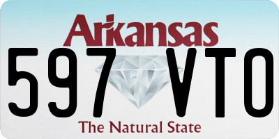AR license plate 597VTO