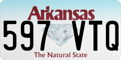 AR license plate 597VTQ