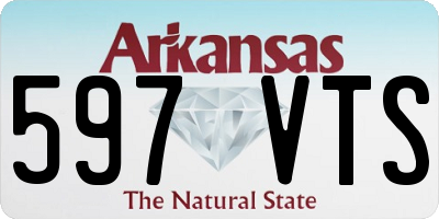 AR license plate 597VTS
