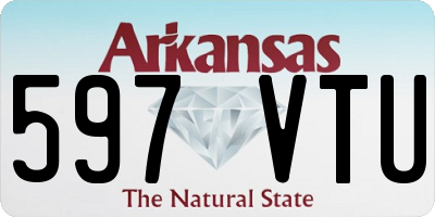 AR license plate 597VTU