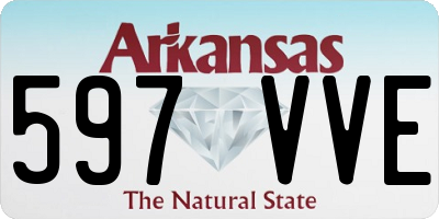 AR license plate 597VVE